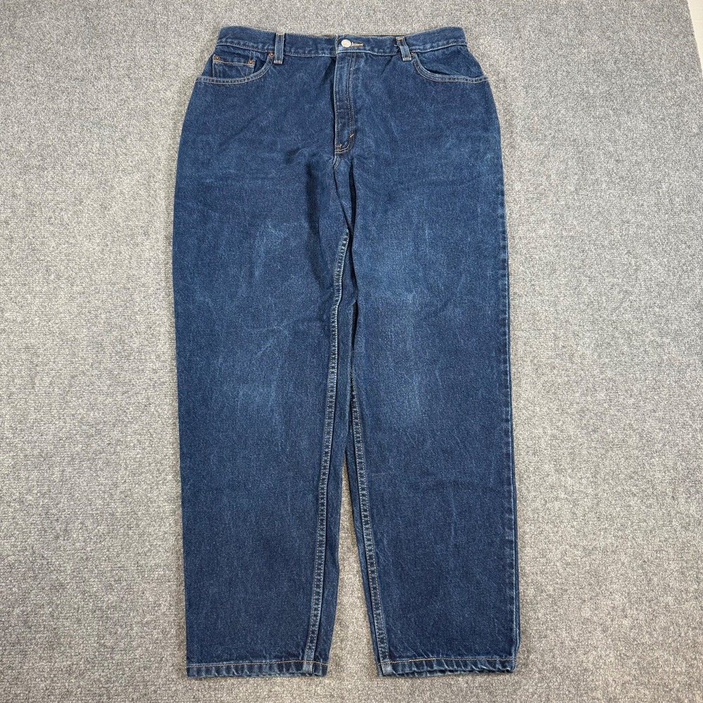 Vintage Levi's Jeans Womens S‎ (34x29) 550 Tapered Mom Relaxed 90s Medium Wash